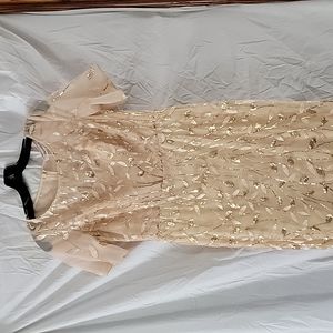 NWT Gold formal dress